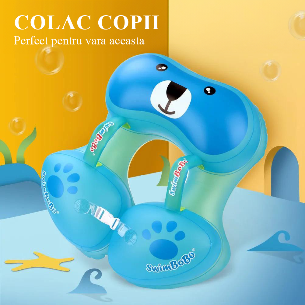 Colac pentru Copii 2-6 ani cu Copertină Detașabilă - TRANSPORT GRATUIT